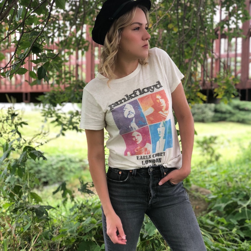 Junk Food Pink Floyd Distressed Tee